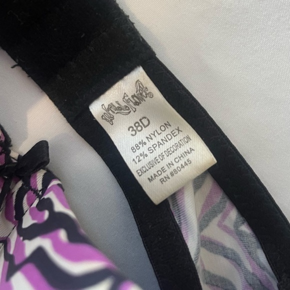 Zebra Print Push Up Bra - Picture 4 of 4